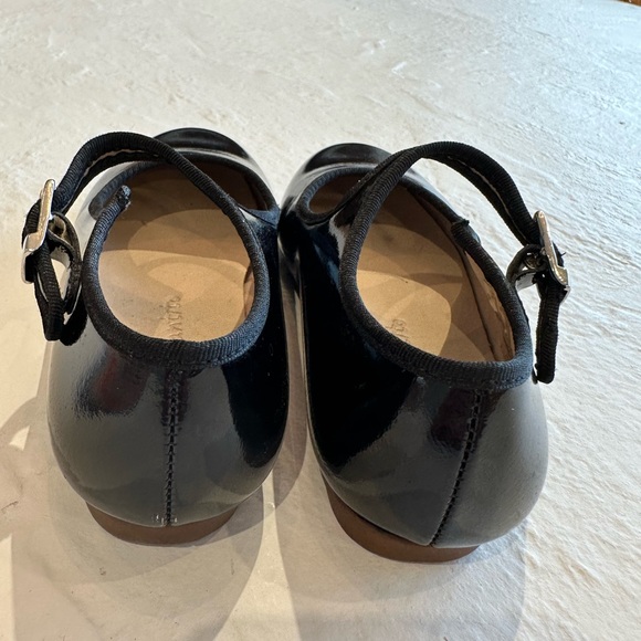 Elephantito Black Patent Leather Dress Shoe with Buckle Size 24 or 8 little kid - Picture 3 of 4